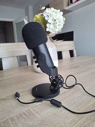 Micrófono USB ZealSound PC/Móvil ASMR Gaming