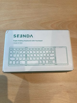 Teclado Plegable Senda Gris/Plata