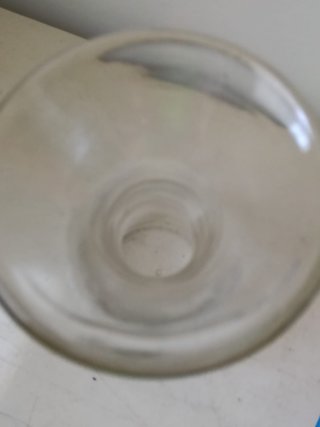 Caraffa - vaso per fiori in vetro trasparente