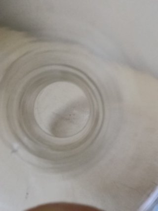 Caraffa - vaso per fiori in vetro trasparente