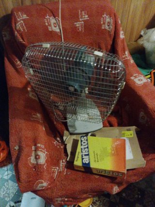 Ventilador Taurus Vintage Metal y Plástico