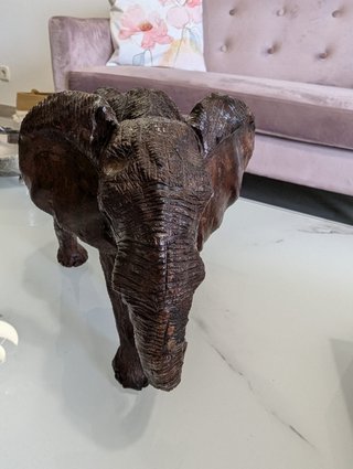 Figura Elefante Madera Seychelle