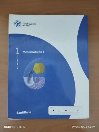 Libro de matemáticas de 1 de bachillerato