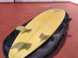 Tabla surf vintage Pukas Maurice Cole Reverse Vee