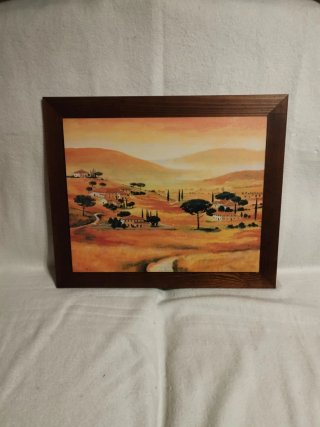 Cuadro paisaje toscano