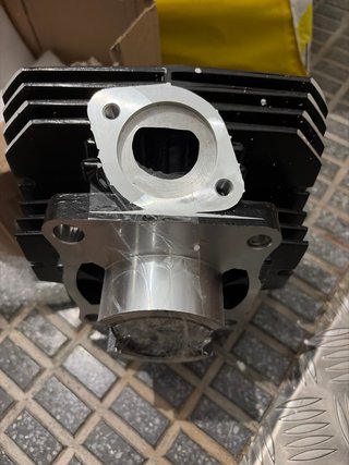 Cilindro Yamaha RX 115 con pistón y segmentos