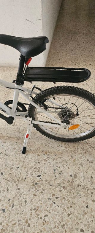 Bicicleta Rockrider Blanca y Azul