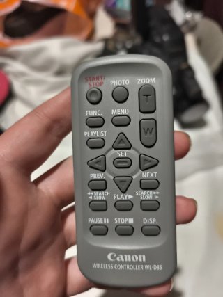 Videocámara mini dvd Canon