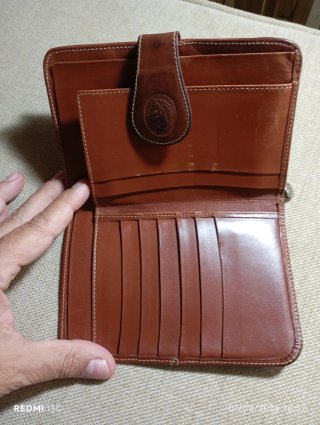 Cartera billetera monedero cuero mujer