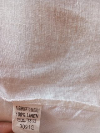 Kimono 100% Lino Blanco