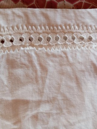 Kimono 100% Lino Blanco