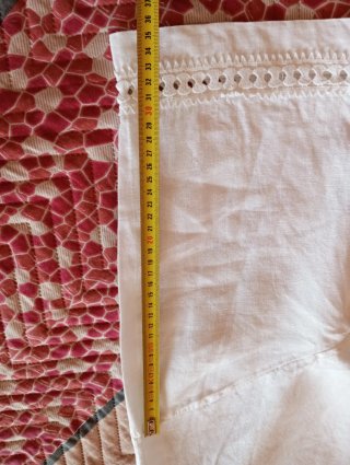 Kimono 100% Lino Blanco