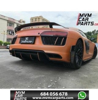 Aleron spoiler trasero en fibra de Carbono Audi R8