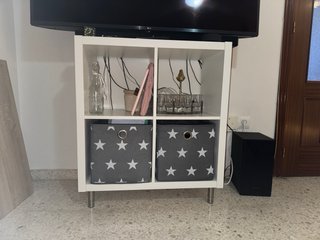 Mueble 4 cubos blanco Ikea