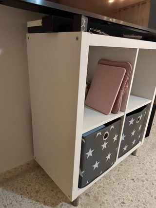Mueble 4 cubos blanco Ikea