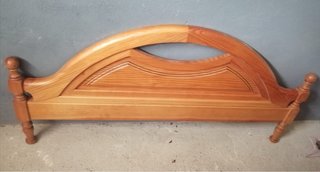 Cabecero de madera para colgar