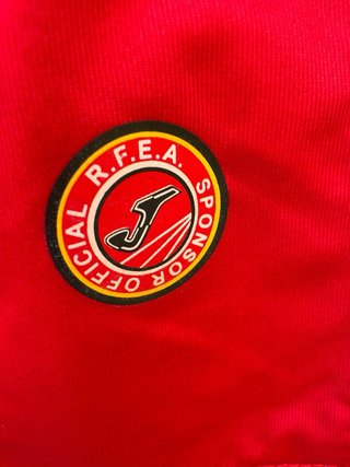 Camiseta Joma Mujer Roja y Dorada