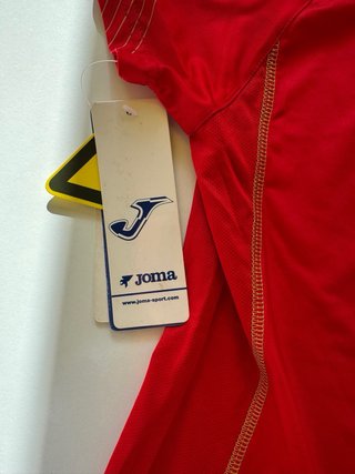 Camiseta Joma Mujer Roja y Dorada