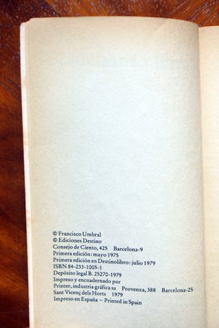 Francisco Umbral. Mortal y rosa