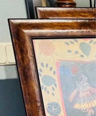 Cuadro antiguo estilo mogol