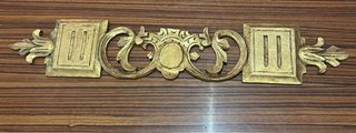 Moldura decorativa madera dorada
