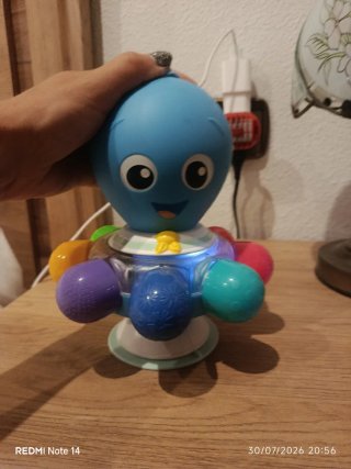 Sonajero Pulpo Bebé con Luces