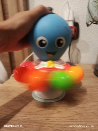 Sonajero Pulpo Bebé con Luces