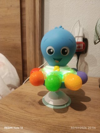 Sonajero Pulpo Bebé con Luces