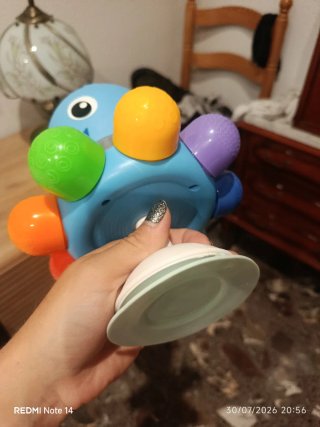 Sonajero Pulpo Bebé con Luces