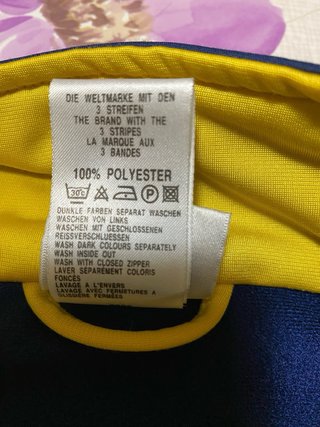 Tuta Adidas Vintage Blu/Gialla Tg. S