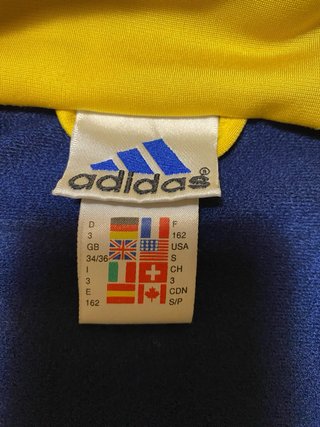 Tuta Adidas Vintage Blu/Gialla Tg. S
