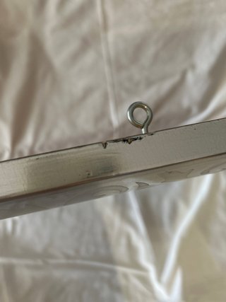 Espejo de pared plata decorado