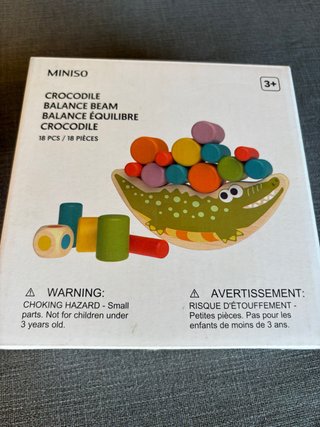 Juego de equilibrio cocodrilo MINISO