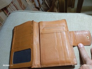 Cartera de piel mujer piel muy completa