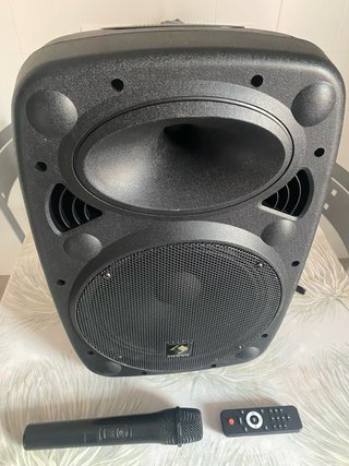 Altavoz Portátil con Micrófono y Mando. Auna
