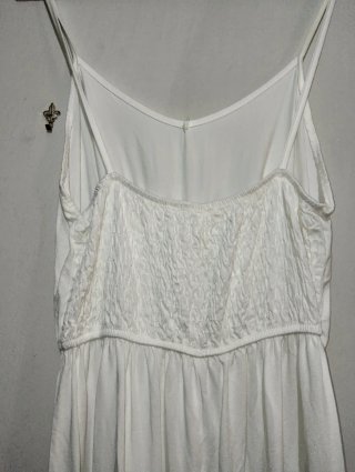 Tuta playsuit bianca con pizzo New Collection
