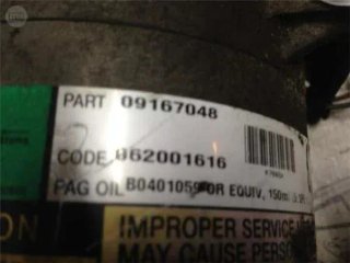Compresor ac opel/vauxhall 09167048