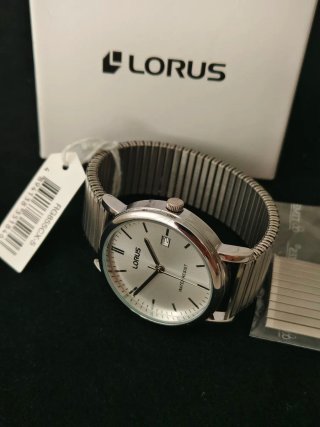 Reloj Lorus RG855CX5 nuevo, Grupo Seiko acero inox
