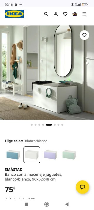 Baúl de almacenaje Ikea