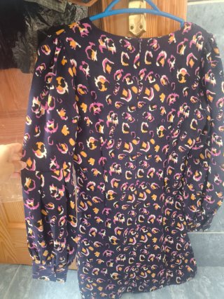 Vestido Minueto Talla M Estampado Leopardo