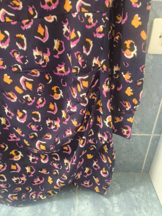 Vestido Minueto Talla M Estampado Leopardo