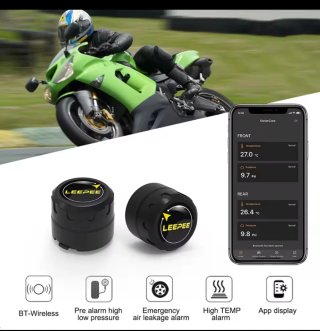 TPMS Bluetooth 5.0 para Moto LEEPEE