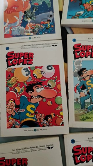 Lote libros comic super lopez