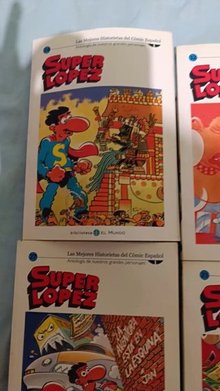 Lote libros comic super lopez