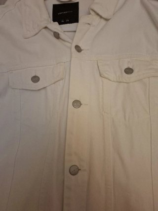 Chaqueta vaquera blanca