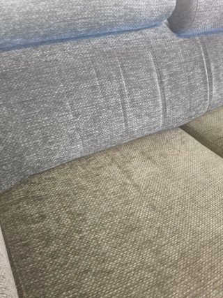Sofá chaise longue gris