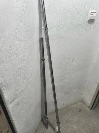 Barras de pesas 28mm 155 y 120cm