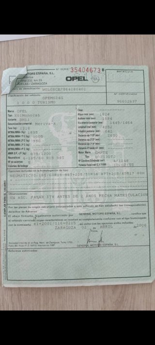 Opel Meriva 2006