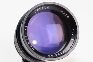 Opteco Auto Tele 135mm f/2.8 M42 Objetivo Vintage