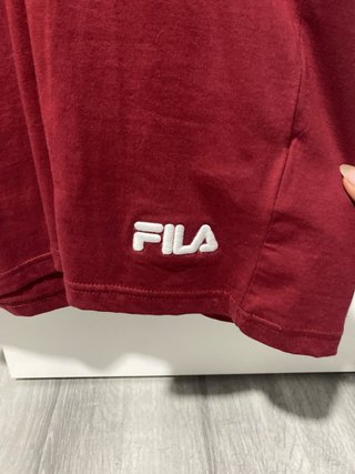 Camiseta Oversize Fila Estampado Luna Talla L